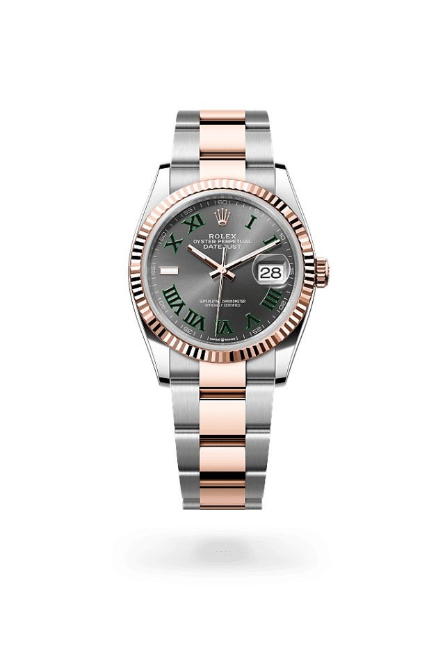 Datejust 36 - Oyster, 36 mm, Oystersteel and Everose gold