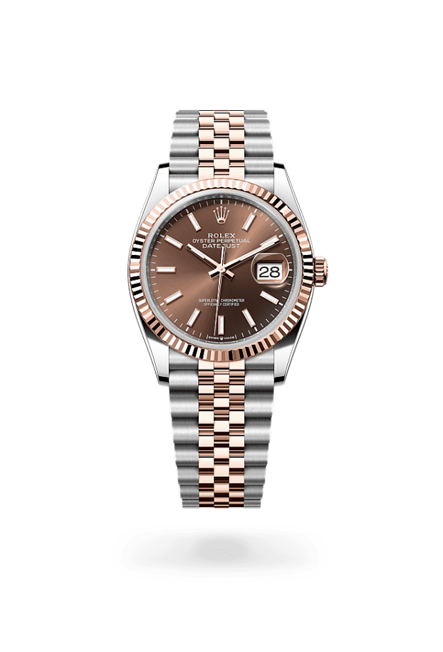 Datejust 36 - Oyster, 36 mm, Oystersteel and Everose gold
