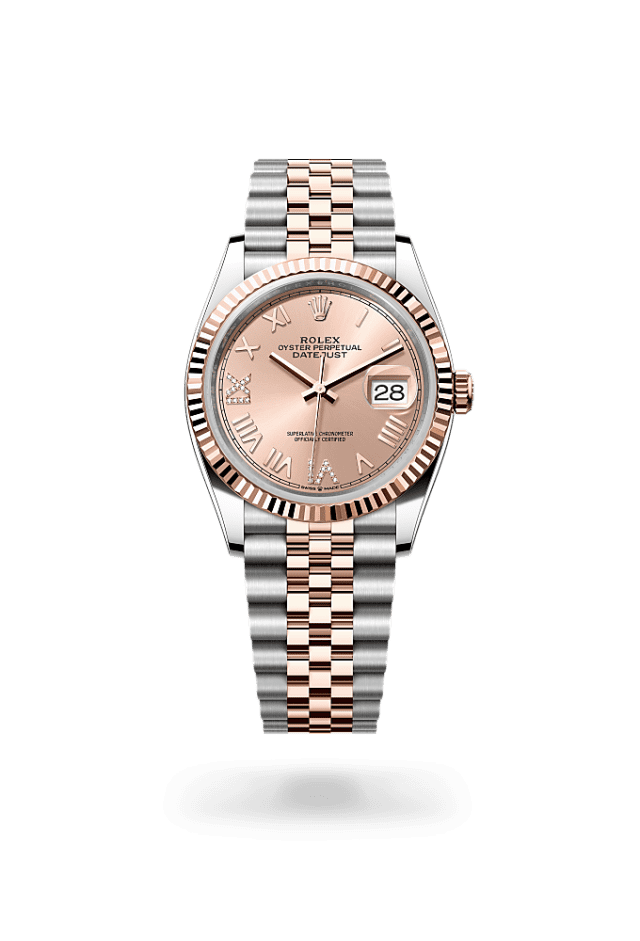 Datejust 36 - Oyster, 36 mm, Oystersteel and Everose gold - New model