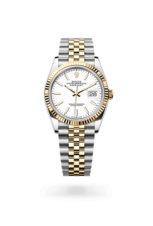 Datejust 36 - Oyster, 36 mm, Oystersteel and yellow gold