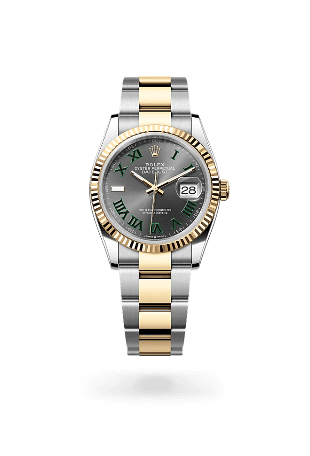 Datejust 36 - Oyster, 36 mm, Oystersteel and yellow gold
