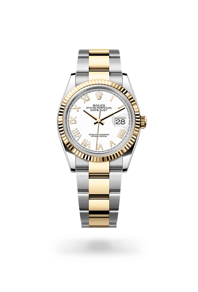 Datejust 36 - Oyster, 36 mm, Oystersteel and yellow gold - New model