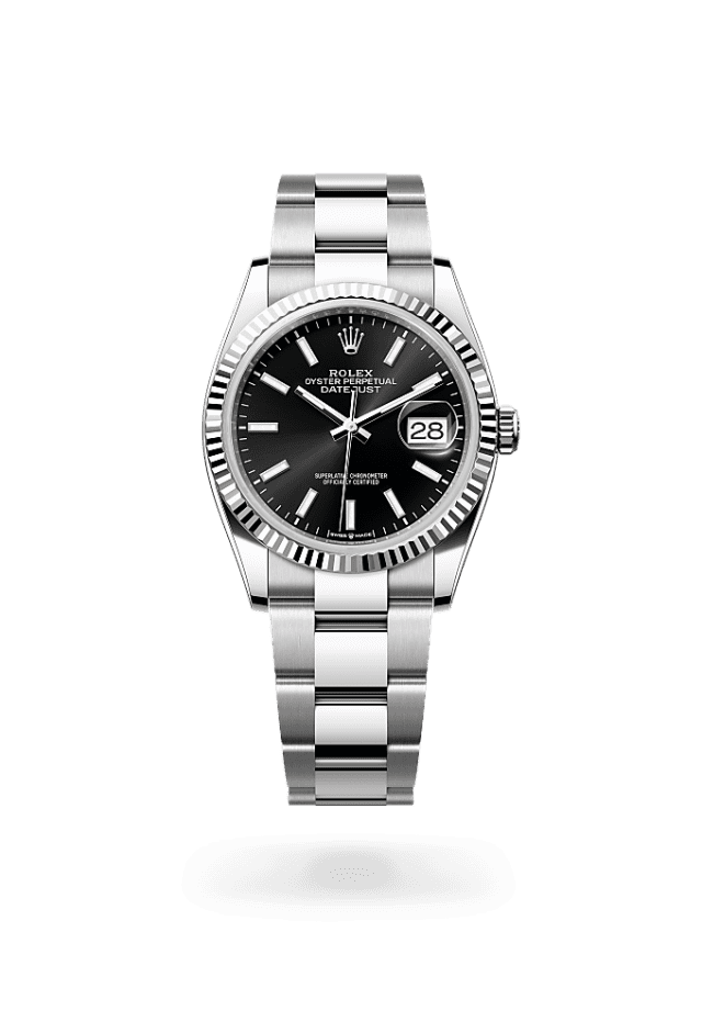 Datejust 36 - Oyster, 36 mm, Oystersteel and white gold