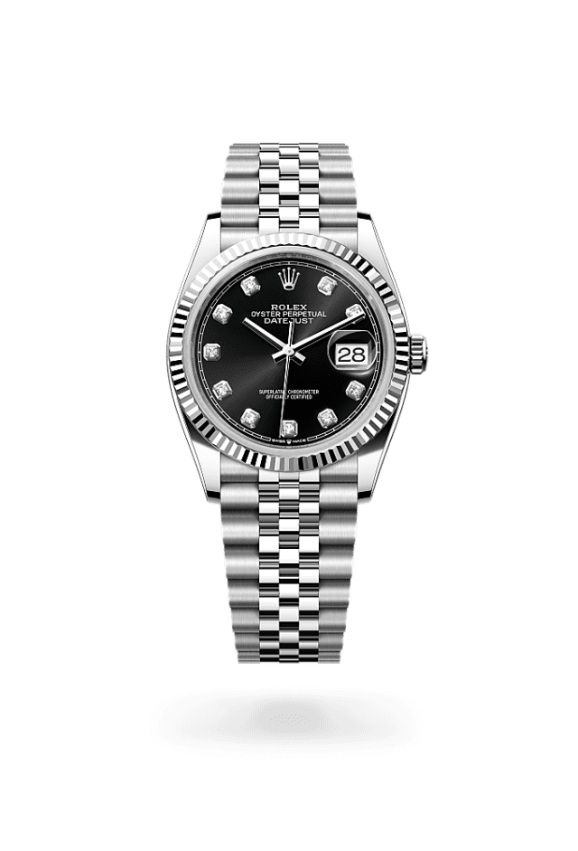 Datejust 36 - Oyster, 36 mm, Oystersteel and white gold