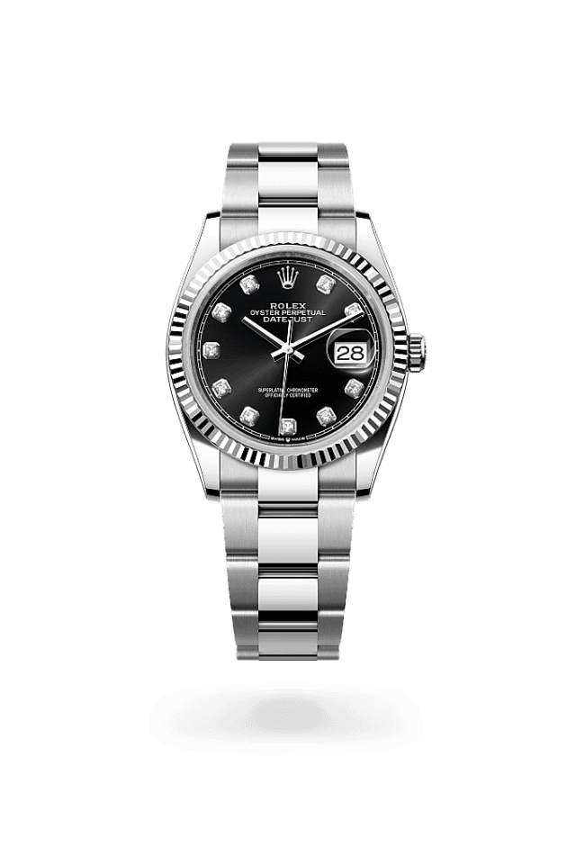Datejust 36 - Oyster, 36 mm, Oystersteel and white gold