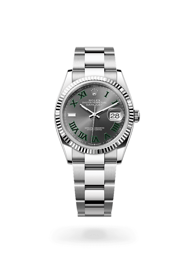 Datejust 36 - Oyster, 36 mm, Oystersteel and white gold