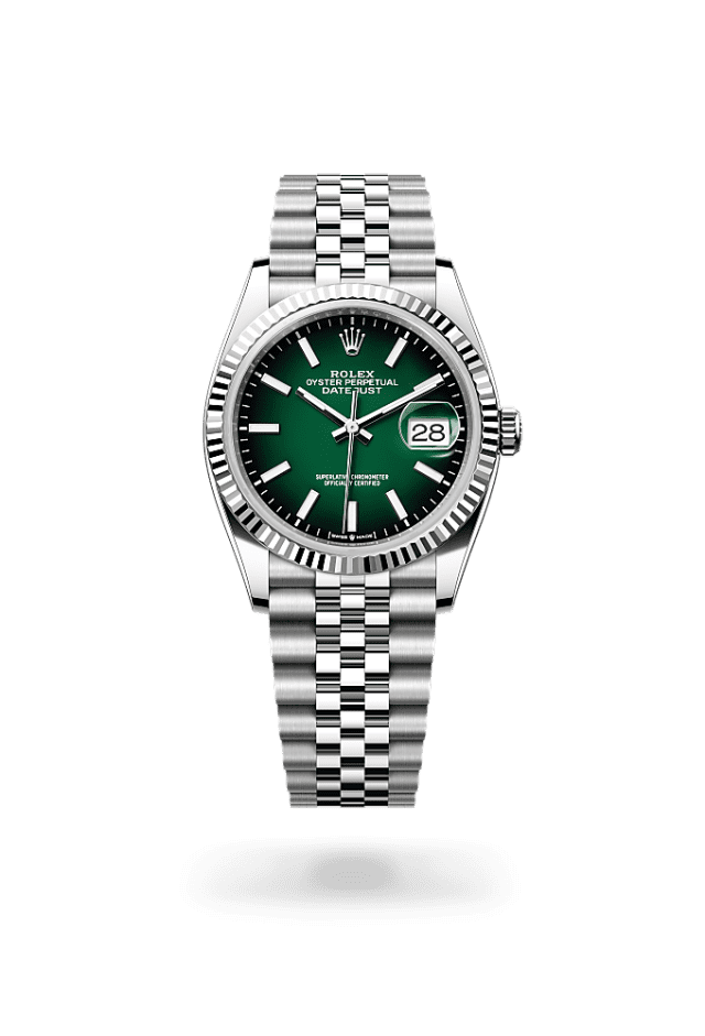 Datejust 36 - Oyster, 36 mm, Oystersteel and white gold - New model