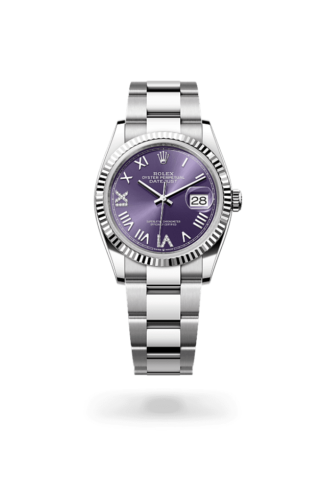 Datejust 36 - Oyster, 36 mm, Oystersteel and white gold - New model