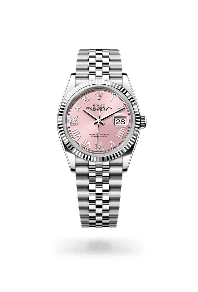 Datejust 36 - Oyster, 36 mm, Oystersteel and white gold - New model
