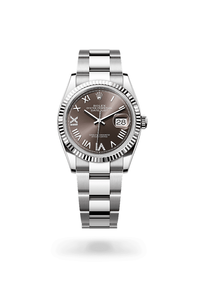 Datejust 36 - Oyster, 36 mm, Oystersteel and white gold - New model