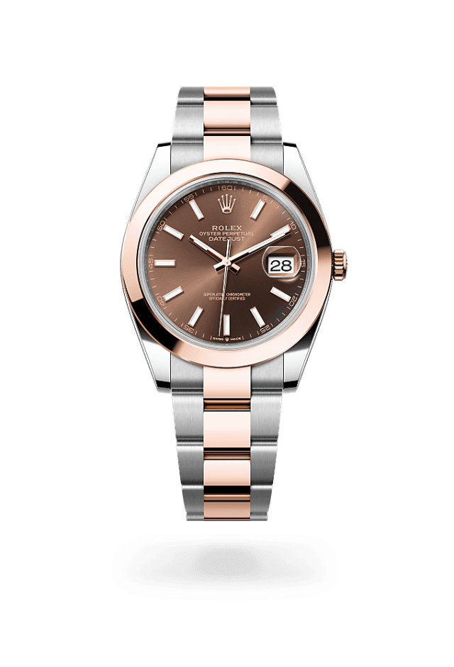 Datejust 41 - Oyster, 41 mm, Oystersteel and Everose gold