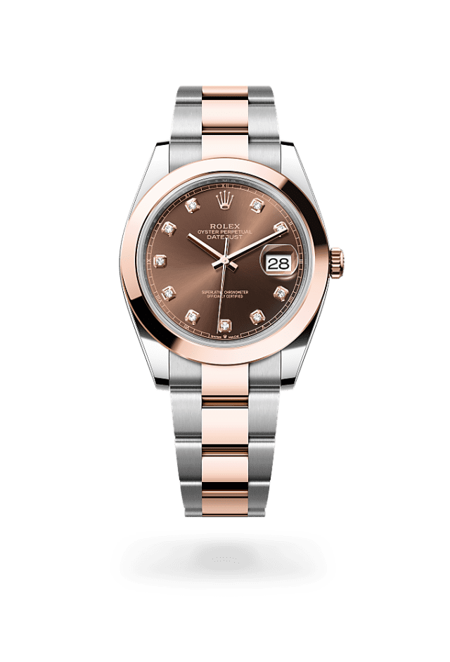 Datejust 41 - Oyster, 41 mm, Oystersteel and Everose gold