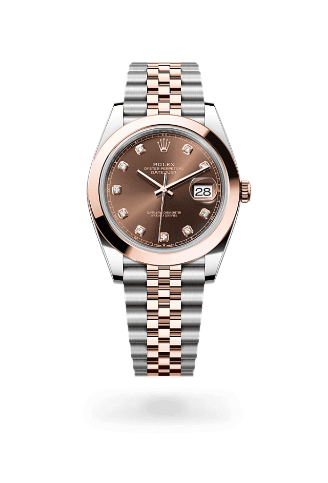 Datejust 41 - Oyster, 41 mm, Oystersteel and Everose gold
