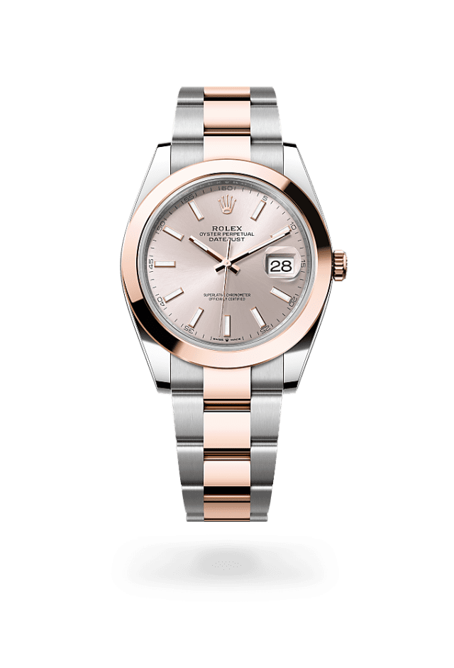 Datejust 41 - Oyster, 41 mm, Oystersteel and Everose gold