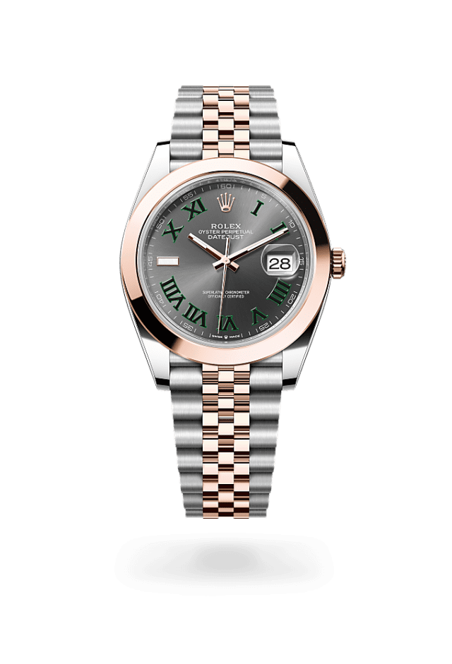 Datejust 41 - Oyster, 41 mm, Oystersteel and Everose gold
