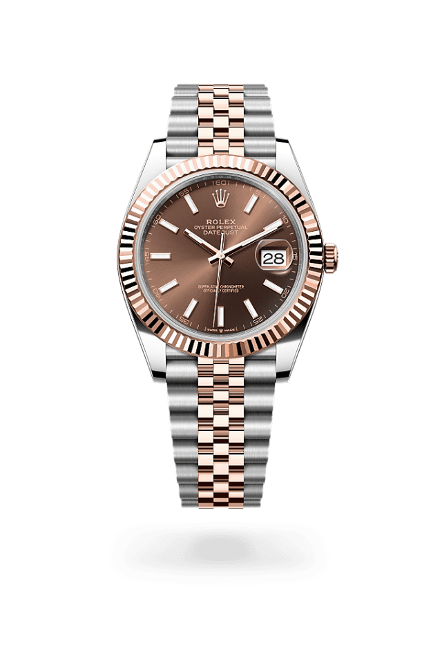 Datejust 41 - Oyster, 41 mm, Oystersteel and Everose gold