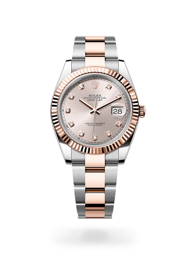 Datejust 41 - Oyster, 41 mm, Oystersteel and Everose gold