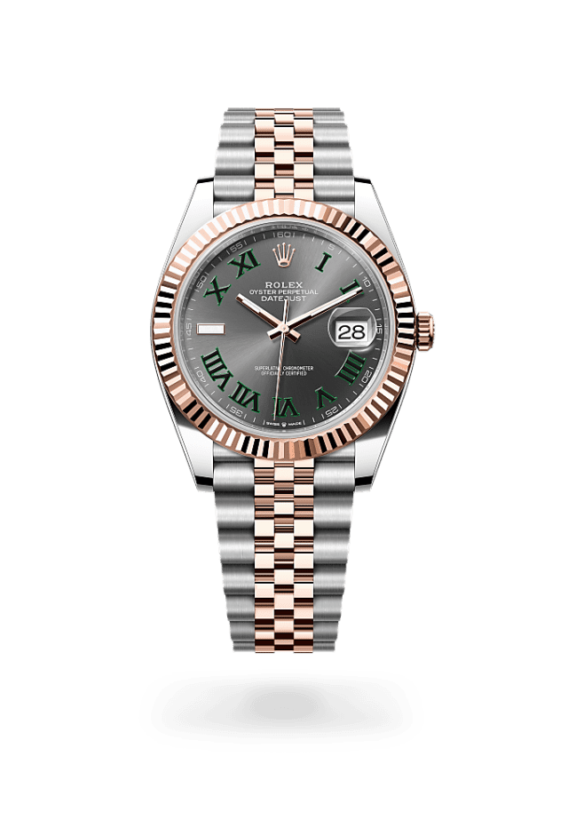 Datejust 41 - Oyster, 41 mm, Oystersteel and Everose gold