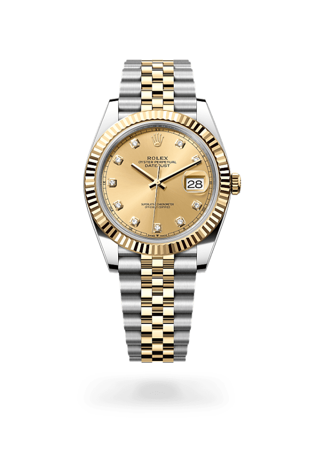 Datejust 41 - Oyster, 41 mm, Oystersteel and yellow gold