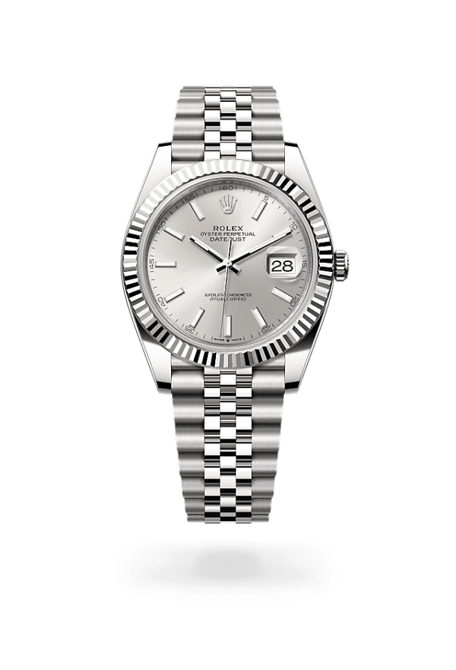 Datejust 41 - Oyster, 41 mm, Oystersteel and white gold