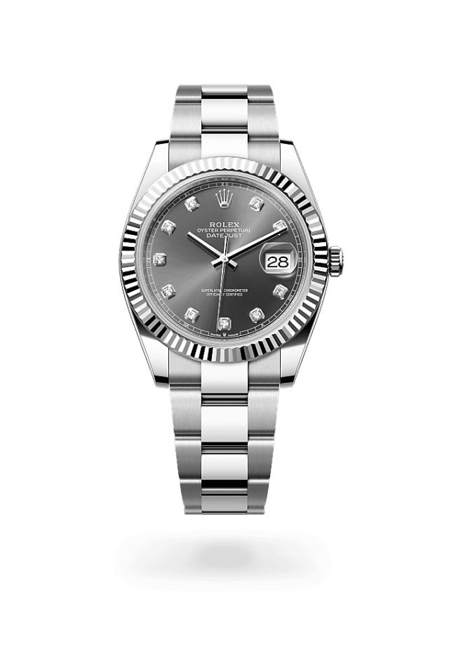 Datejust 41 - Oyster, 41 mm, Oystersteel and white gold