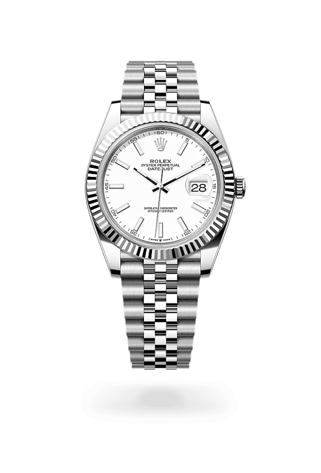 Datejust 41 - Oyster, 41 mm, Oystersteel and white gold