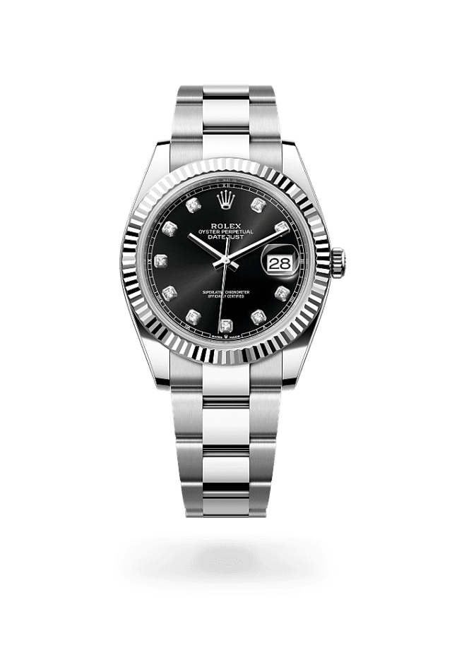 Datejust 41 - Oyster, 41 mm, Oystersteel and white gold