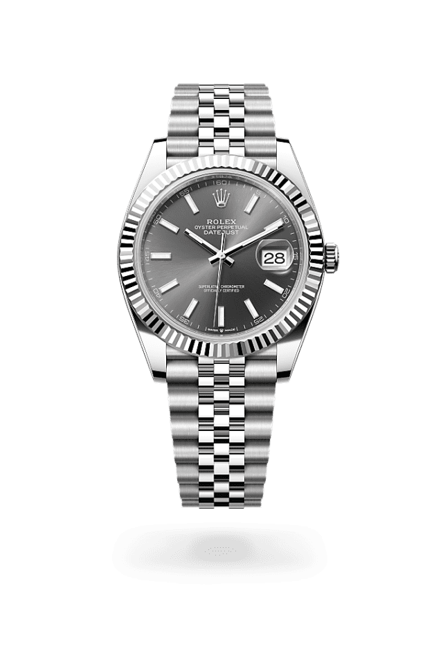 Datejust 41 - Oyster, 41 mm, Oystersteel and white gold