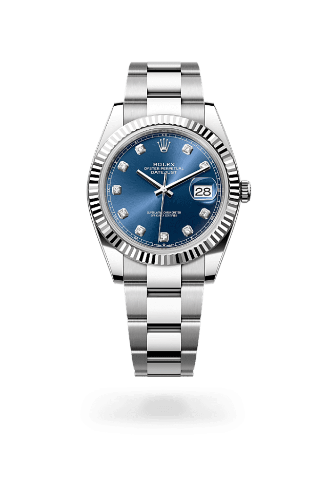 Datejust 41 - Oyster, 41 mm, Oystersteel and white gold