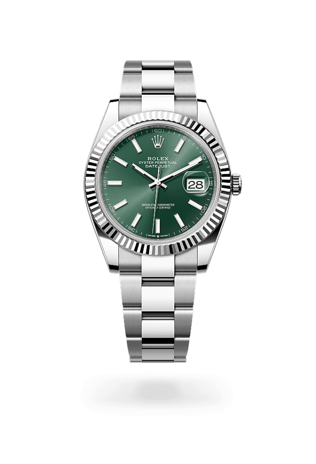 Datejust 41 - Oyster, 41 mm, Oystersteel and white gold