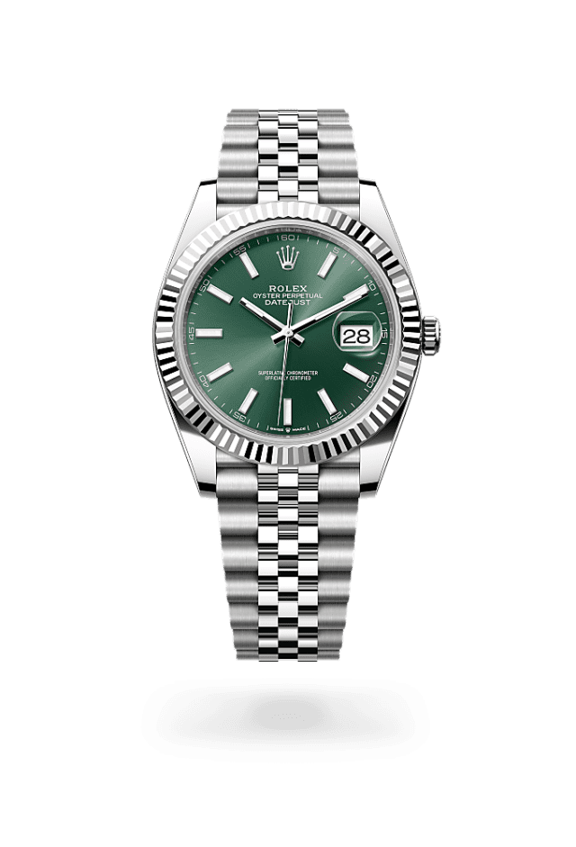 Datejust 41 - Oyster, 41 mm, Oystersteel and white gold