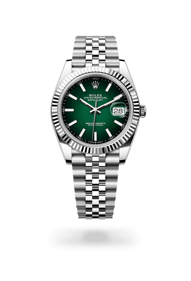 Datejust 41 - Oyster, 41 mm, Oystersteel and white gold - New model