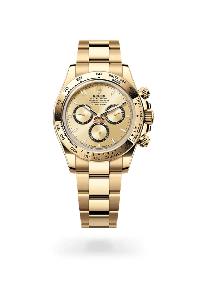Cosmograph Daytona - Oyster, 40 mm, yellow gold