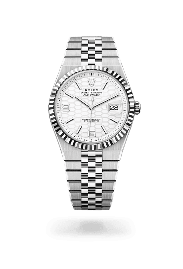Land-Dweller 40 - Oyster, 40 mm, Oystersteel and white gold