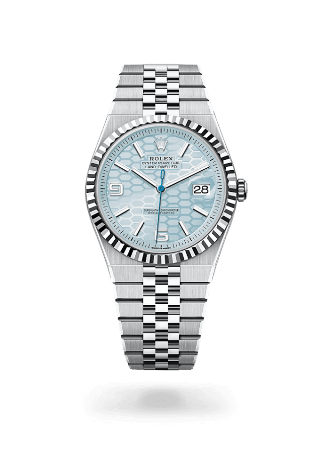 Land-Dweller 40 - Oyster, 40 mm, platinum