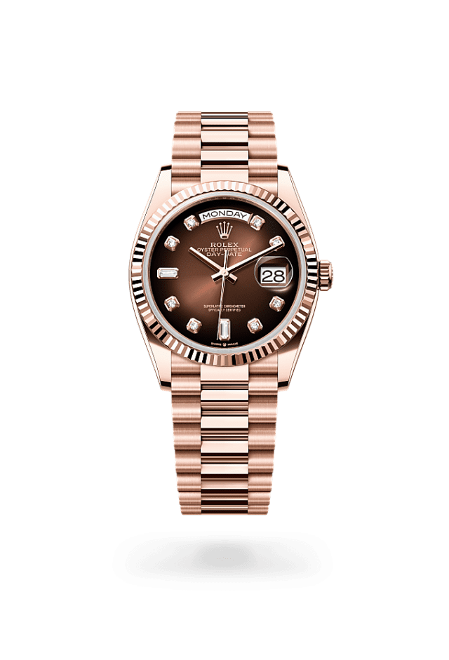Day-Date 36 - Oyster, 36 mm, Everose gold