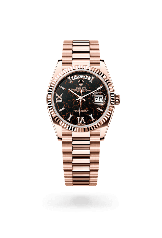 Day-Date 36 - Oyster, 36 mm, Everose gold