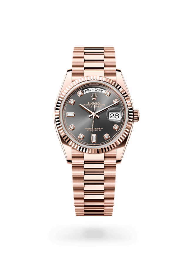Day-Date 36 - Oyster, 36 mm, Everose gold