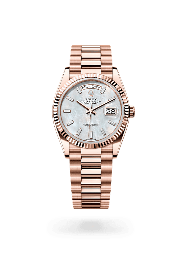 Day-Date 36 - Oyster, 36 mm, Everose gold