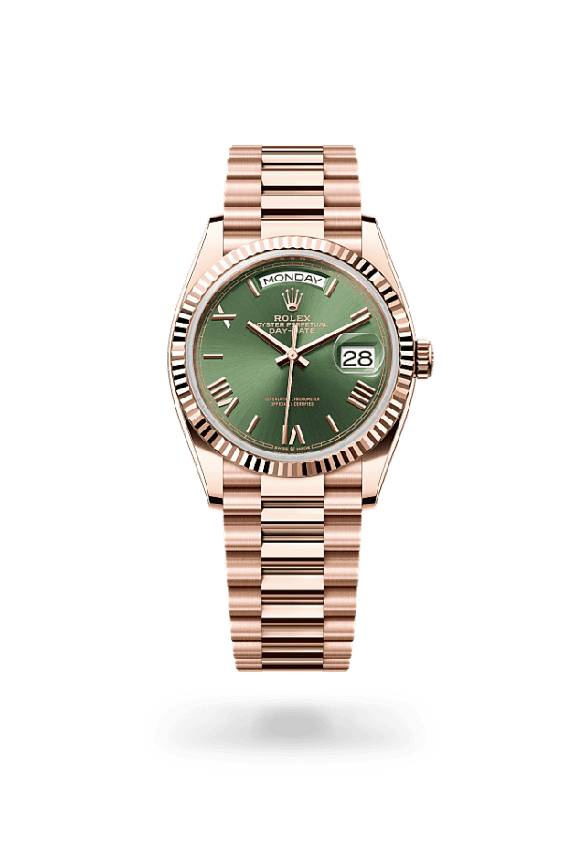 Day-Date 36 - Oyster, 36 mm, Everose gold