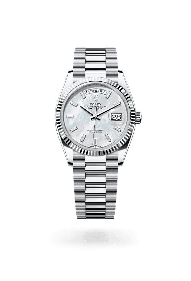 Day-Date 36 - Oyster, 36 mm, platinum