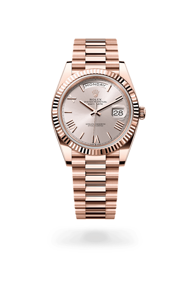 Day-Date 40 - Oyster, 40 mm, Everose gold
