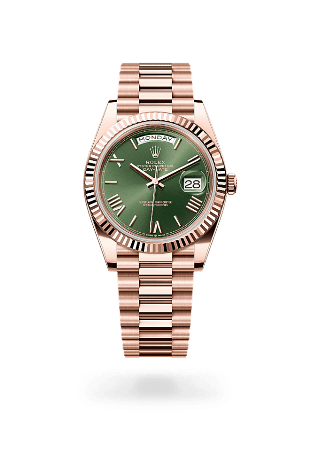 Day-Date 40 - Oyster, 40 mm, Everose gold