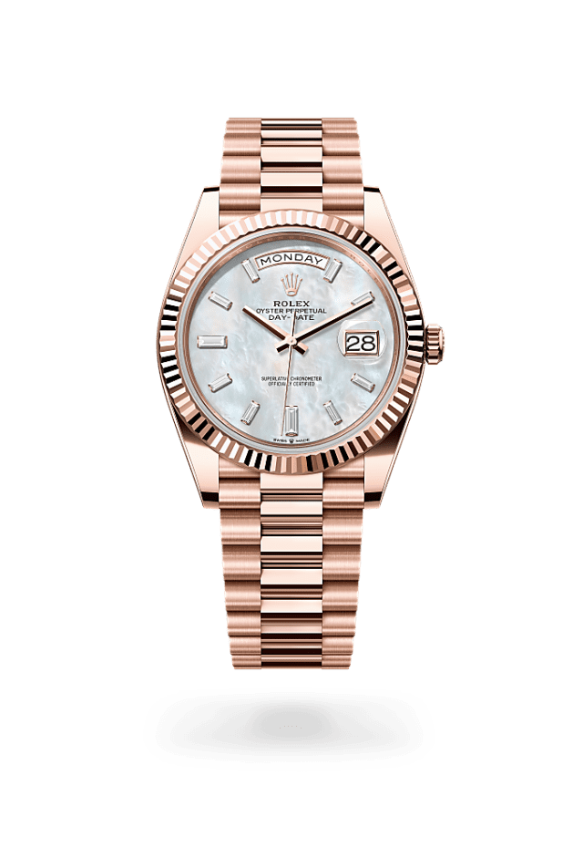 Day-Date 40 - Oyster, 40 mm, Everose gold