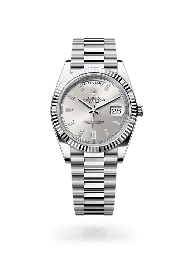 Day-Date 40 - Oyster, 40 mm, platinum