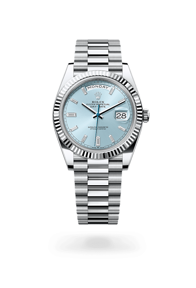 Day-Date 40 - Oyster, 40 mm, platinum