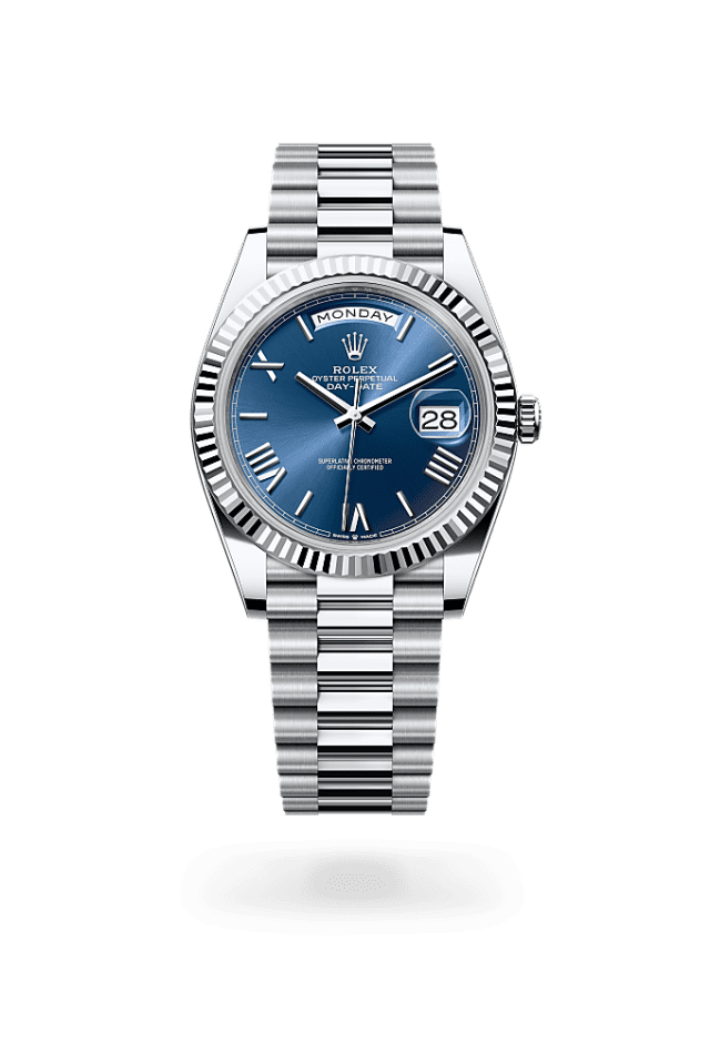 Day-Date 40 - Oyster, 40 mm, platinum