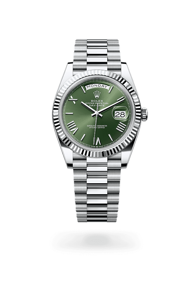 Day-Date 40 - Oyster, 40 mm, platinum