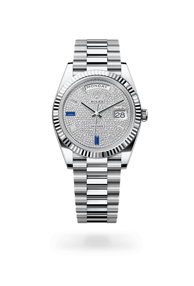 Day-Date 40 - Oyster, 40 mm, platinum