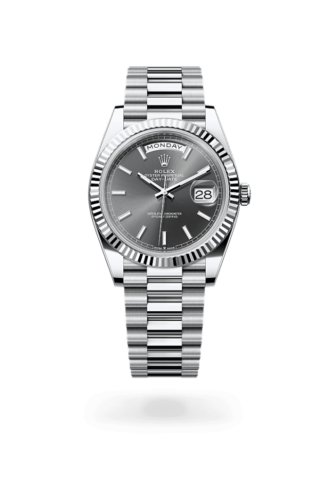 Day-Date 40 - Oyster, 40 mm, platinum